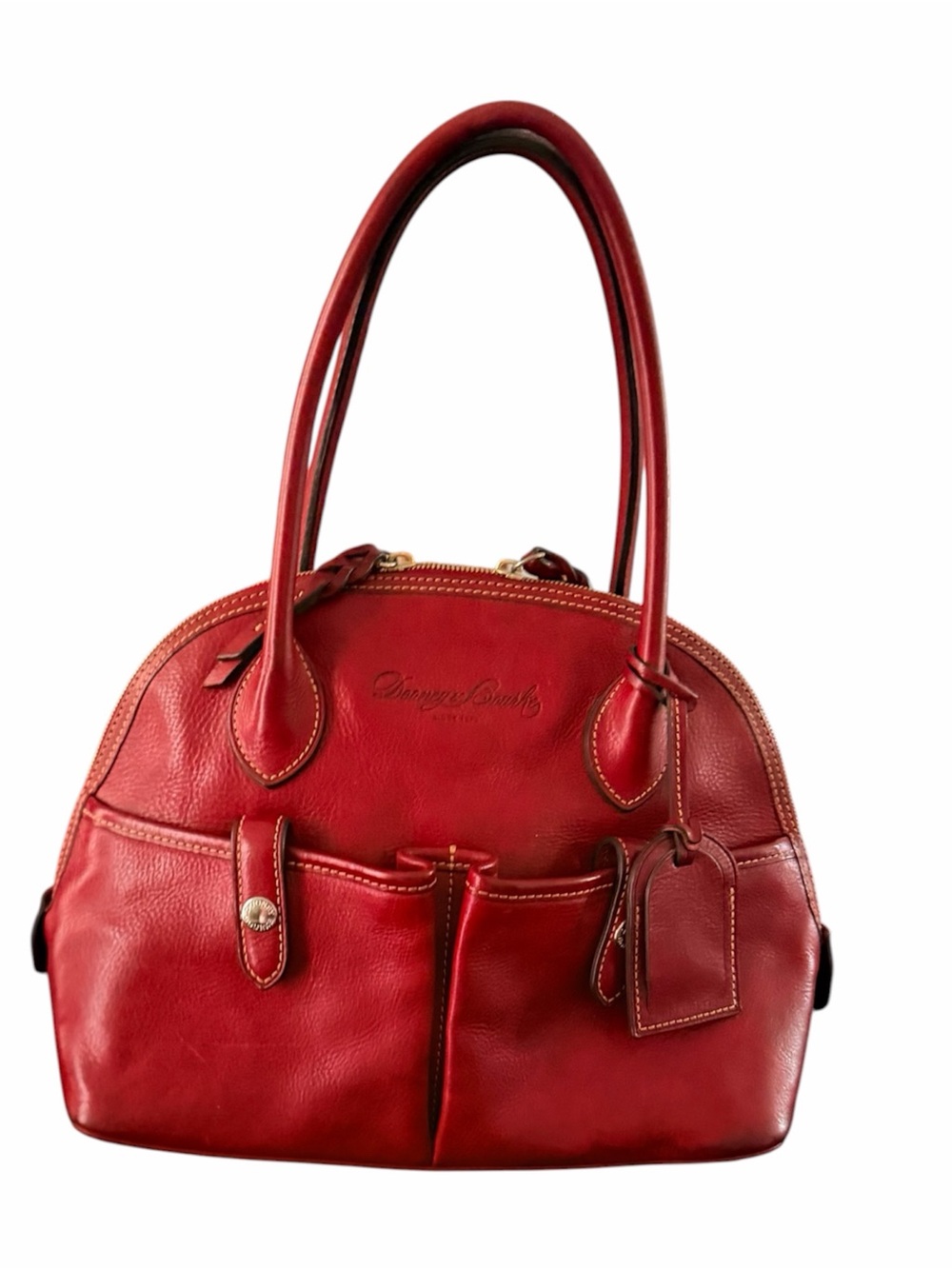 Dooney & Bourke Florentine Italian Leather Satchel Bag